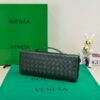 Bottega Veneta Knot Clutch - Dark Green Intrecciato Leather - Image 6