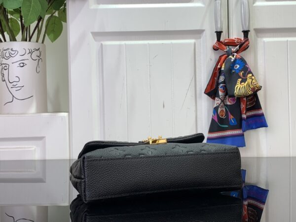 Louis Vuitton Pochette Métis Empreinte Leather Bag - Black - Image 4