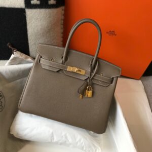 Hermès Birkin 30 - Etoupe Togo Leather with Gold Hardware