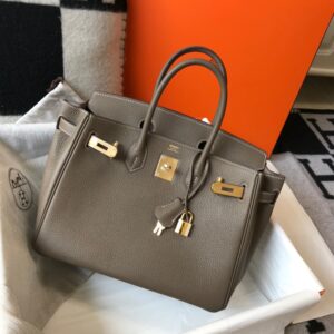 Hermès Birkin 30 - Etoupe Togo Leather with Gold Hardware