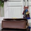 Louis Vuitton Lou Quilted Leather Chain Bag - Dark Brown - Image 4