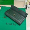 Bottega Veneta Knot Clutch - Dark Green Intrecciato Leather - Image 5