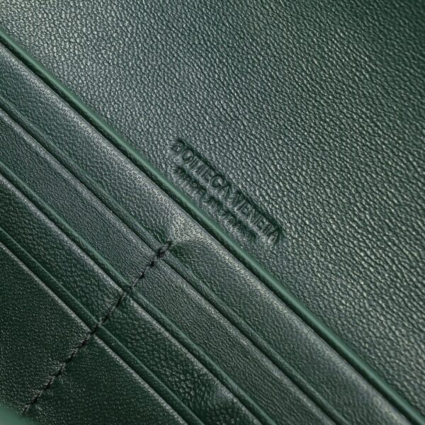 Bottega Veneta Knot Clutch - Dark Green Intrecciato Leather - Image 7