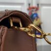 Louis Vuitton Lou Quilted Leather Chain Bag - Dark Brown - Image 6