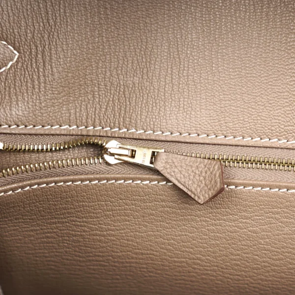 Birkin 35 Etoupe Handbag - Image 10