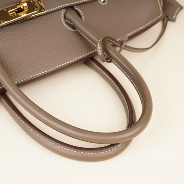 Birkin 35 Etoupe Handbag - Image 9