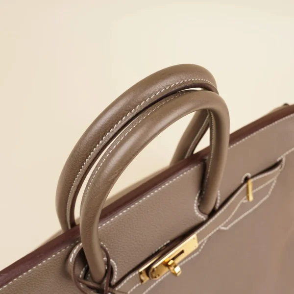 Birkin 35 Etoupe Handbag - Image 6