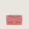 Chanel Classic Flap Bag – Medium in Rose Pink Lambskin