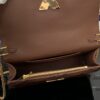 Louis Vuitton Lou Quilted Leather Chain Bag - Dark Brown - Image 8
