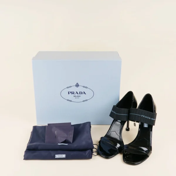 Elasticated Logo Heels - Image 5