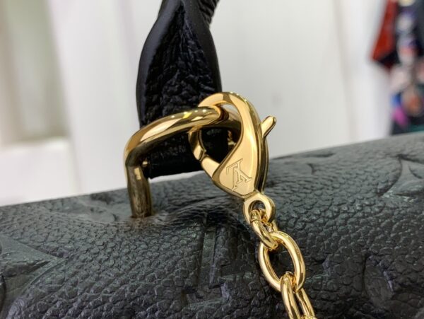 Louis Vuitton Pochette Métis Empreinte Leather Bag - Black - Image 7