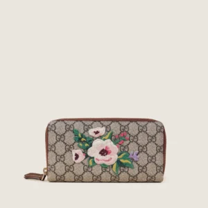 Flower Embroidery Wallet