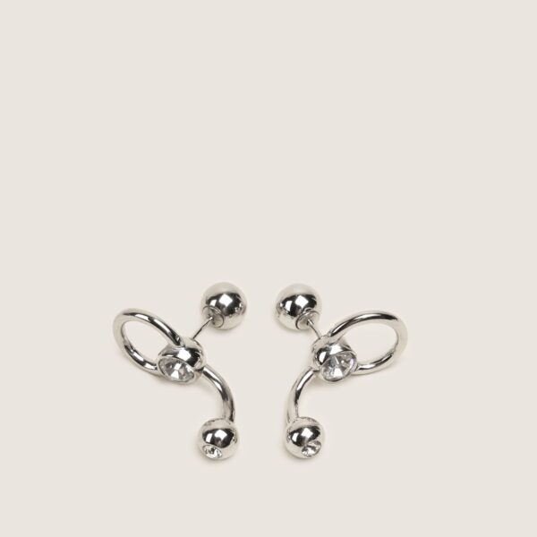 Force Ball Earrings Sterling Silver - Image 5