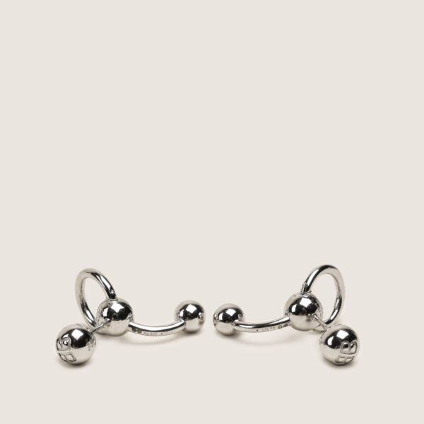 Force Ball Earrings Sterling Silver