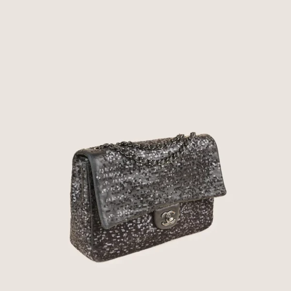 Jumbo Sequin Flap Bag - Image 2