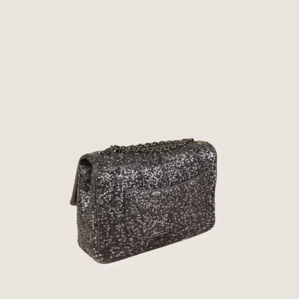 Jumbo Sequin Flap Bag - Image 4