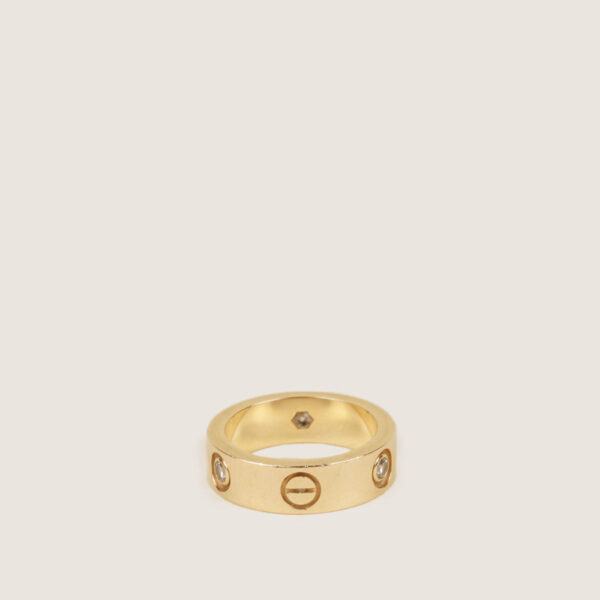 Love Ring 3 Diamonds - Image 6