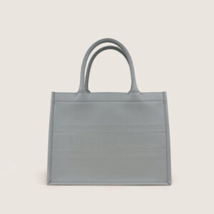 Medium Leather Book Tote