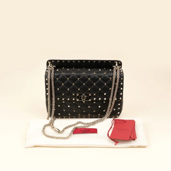 Medium Rockstud Shoulder Bag - Image 13