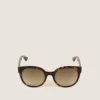 Round WEB-Stripe Sunglasses
