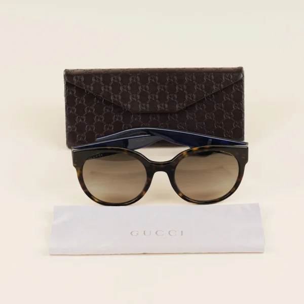 Round WEB-Stripe Sunglasses - Image 4
