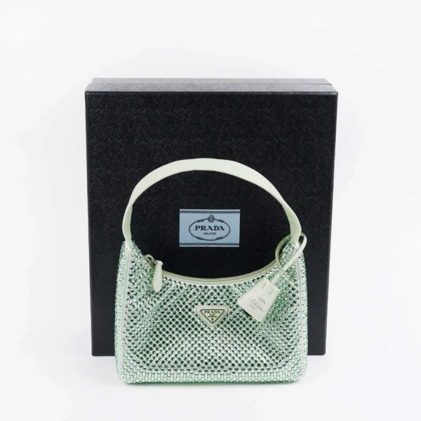 Satin Bag with Crystals - Image 7