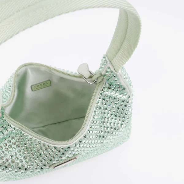 Satin Bag with Crystals - Image 6