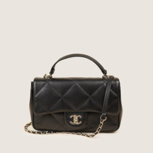 Top Handle Mini Flap Bag
