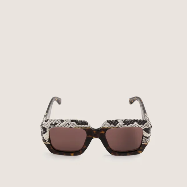 Python Trim Square Sunglasses