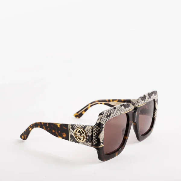 Python Trim Square Sunglasses - Image 2