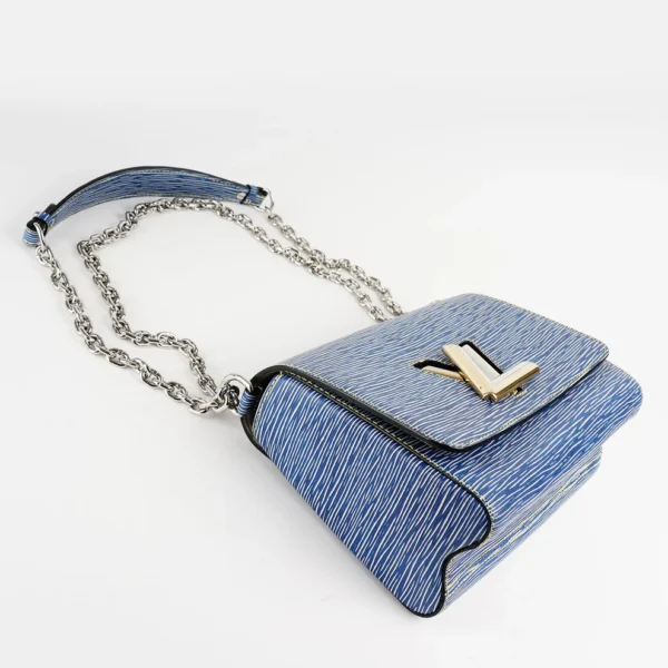 Louis Vuitton Twist MM Bag – Epi Leather in Blue - Image 5