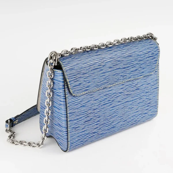 Louis Vuitton Twist MM Bag – Epi Leather in Blue - Image 3