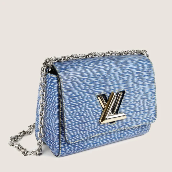 Louis Vuitton Twist MM Bag – Epi Leather in Blue - Image 2